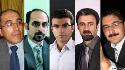 لطیف حسنی، آیت مهرعلی بیگلو، محمود فضلی، شهرام رادمهر و بهبود قلیزاده، زندانیان سیاسی آذربایجان