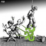 کارتون از مانا نیستانی، ایران وایر