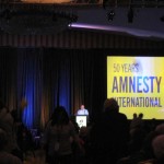 ABF's Interrupted Lives exhibit at the Amnesty International AGM, March 2011.